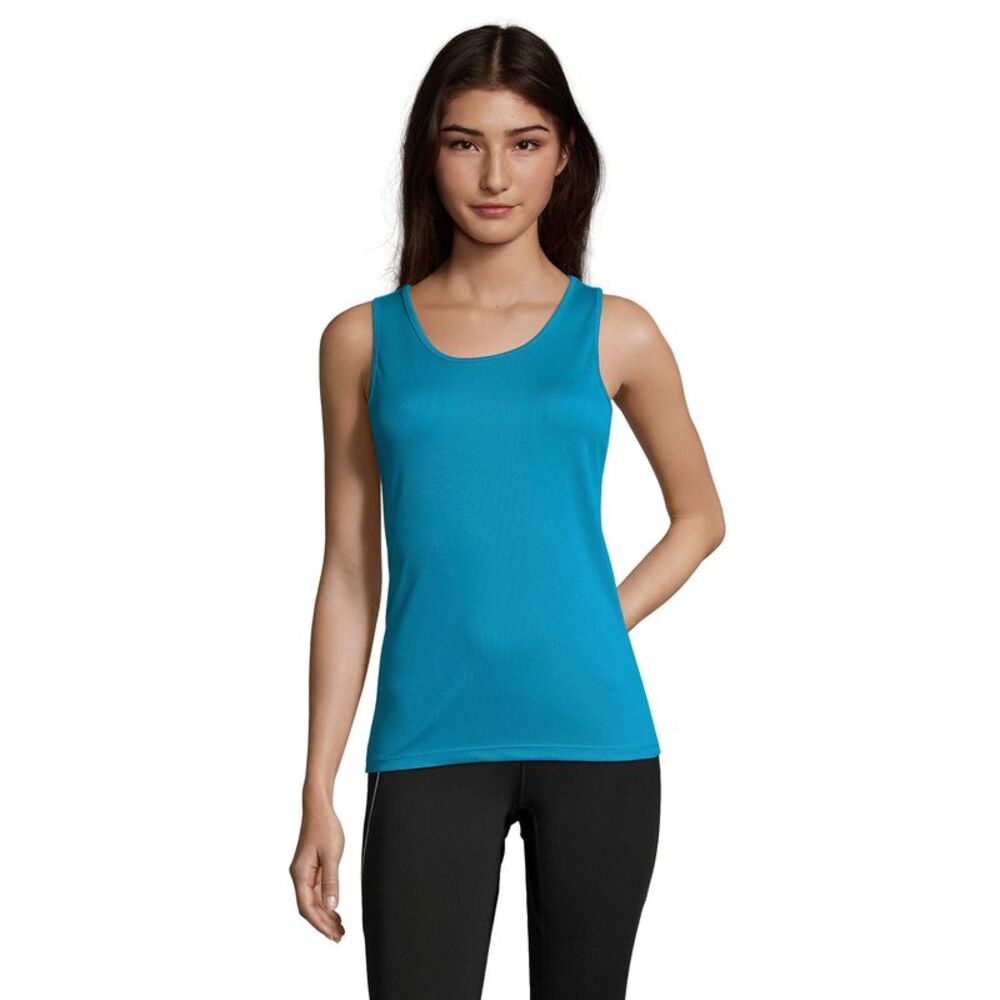 SOLS Womens/Ladies Sporty Tank Top / Aqua